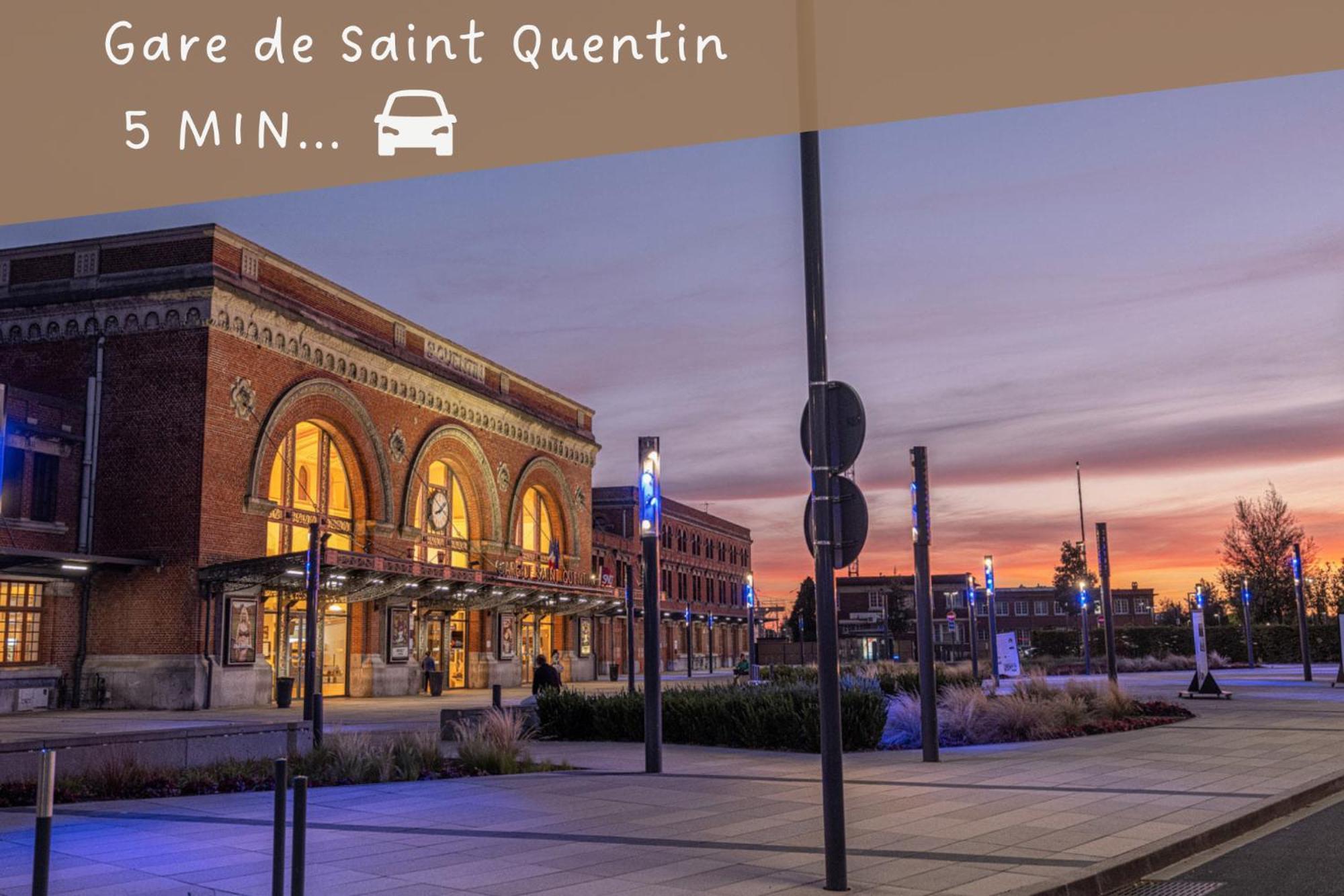 Le Lotus - Zmn Conciergerie Apartment Saint-Quentin  Bagian luar foto